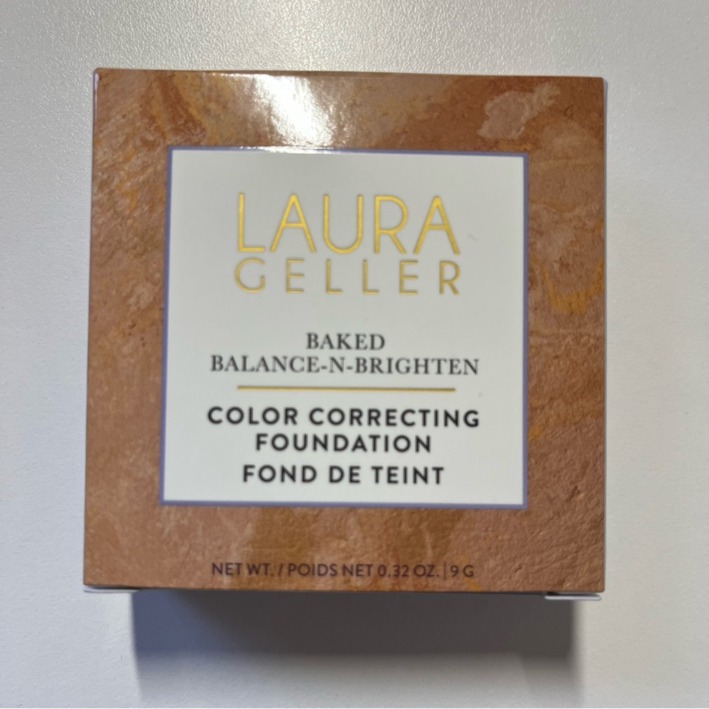 Laura Geller Baked Balance-n-Brighten Color Correcting Foundation in Fair - NWT